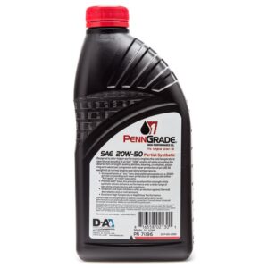 Brad Penn Oil 20W-50 Partial Synthetic Racing Oil 12 Pack With Funnel