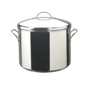 Farberware Classic Series Stainless Steel Induction Stockpot with Lid 16 Quart Stainless Steel2 1
