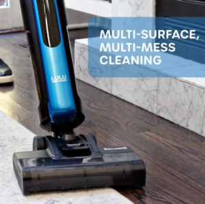 Lulu QuickClean Cordless Bagless Wet Dry Self Cleaning Vacuum Cleaner and Mop for Hard Floors and Rugs