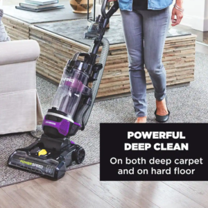 PowerSpeed Bagless Corded Washable Filter Multisurface in Purple Upright Vacuum with Bonus Dust Cup