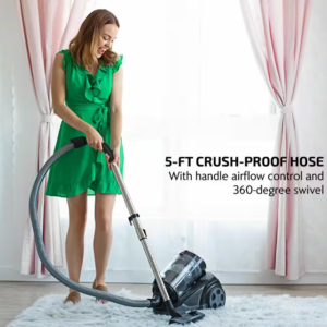 ST2620 Series Bagless Corded Replaceable MultiSurface in Black, Canister Vacuum