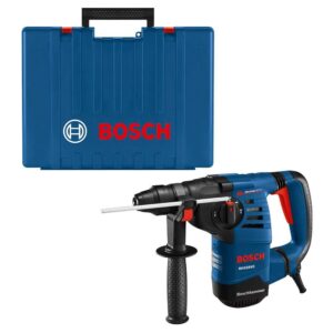 Bosch RH328VC 8 Amp 1-1/8 in. Corded Variable Speed SDS-Plus Concrete/Masonry Rotary Hammer Drill with Depth Gauge and Carrying Case