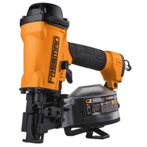 Freeman G2CN45 2nd Generation Pneumatic 15 Degree 1-3/4 in. Coil Roofing Nailer with 1/4 in. NPT Air Connector