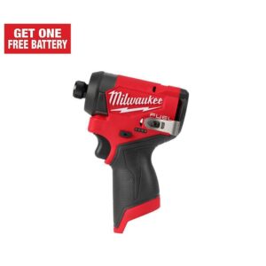 Milwaukee 3453-20 M12 FUEL 12V Lithium-Ion Brushless Cordless 1/4 in. Hex Impact Driver (Tool-Only)