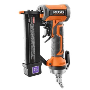 RIDGID R138HPF Pneumatic 23-Gauge 1-3/8 in. Headless Pin Nailer with Dry-Fire Lockout