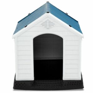 ANGELES HOME 6CK70-PS65-M Plastic Waterproof Ventilate Pet Puppy House - Medium