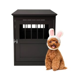 COZIWOW CW12G0328 Dog Crate Furniture End Table Designed Indoor Use for Small Size