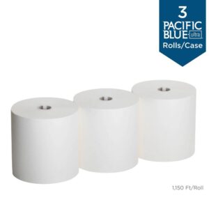 Pacific Blue Ultra GPC26491 1150 ft. L White Paper Towel Roll (3-Rolls per Pack)