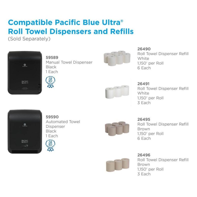 pacific blue ultra paper towels gpc26495 1f 1200
