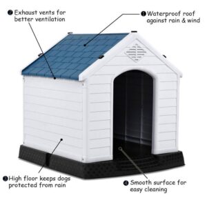white and blue angeles home dog houses m70 8ps65 31 1200