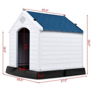 white and blue angeles home dog houses m70 8ps65 40 1200