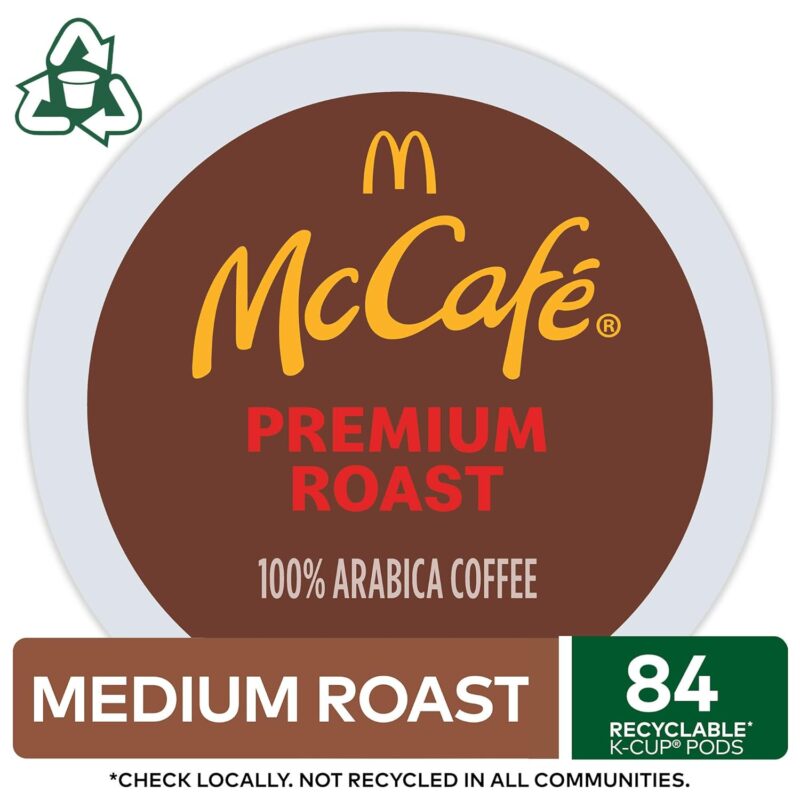McCafe Premium Roast Coffee Single Serve Keurig K Cup Pods Medium Roast 84 Count 1